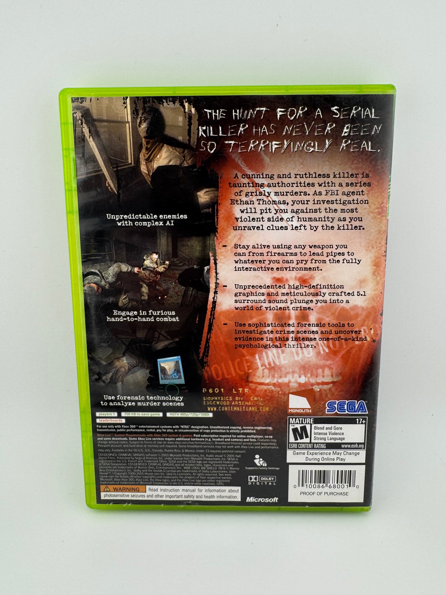 Condemned: Criminal Origins